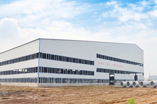 Solution de construction de l'industrie pour l'atelier de structure en acier